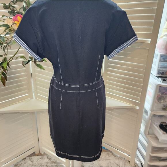 DEREK LAM CROSBY STRETCH TWILL DRESS SIZE 12 - Picture 4 of 8